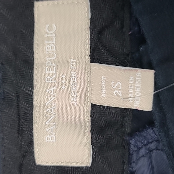 Banana Republic Navy Jackson Fit Women's Dress Pants Size 2S - Picture 2 of 7